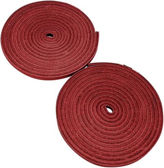 TOFL 72" Baseball Glove Lace Strips - Flat Shaped Cowhide Leather Lacing for Gloves, Mitts & DIY Repair