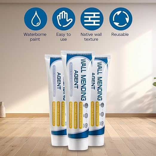 Efficient Drywall Repair Kit with Scraper, 2026 New Wall Mending Agent for Holes & Cracks, Multi-Functional Wall Patch Repair Kit for Wall Holes, Dents & Small Damage (1PCS)