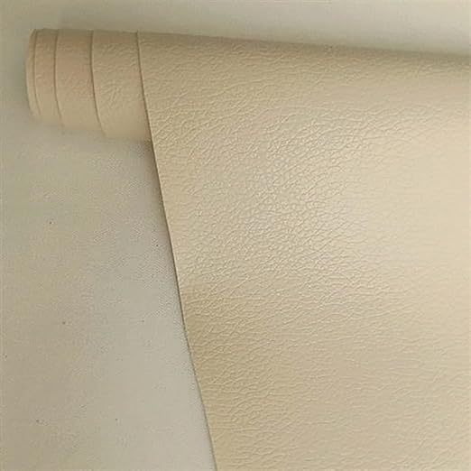 Leather Repair Patch,Self Adhesive Leather Repair Tape for Furniture,PU Leather Repair Kit for Car Seat, Couch, Sofa, Chair, (Beige Yellow,4X50 inch)