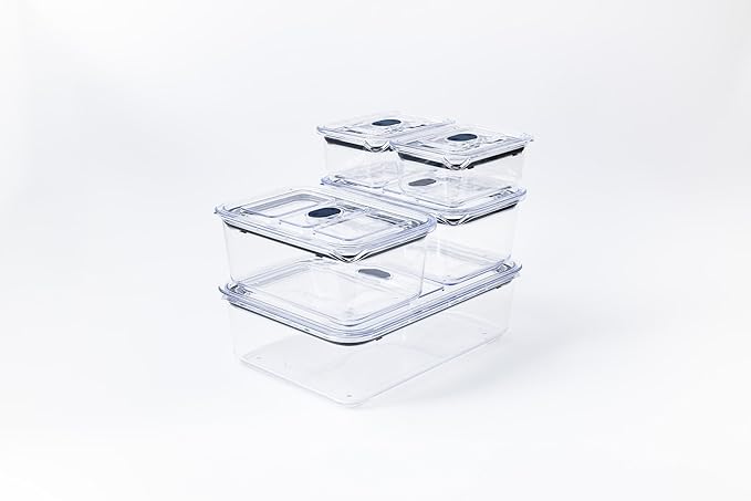 Latchlok Click 10 Piece Food Storage Container Set, Storm