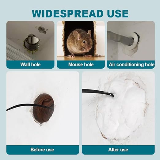 Upgrade Waterproof Sealant Mastic,Quick Mending Mud for Drain Connection,Waterproof Repair Sealing Clay Sealant Drain Connection Wall Air Conditioning Hole (12PC)