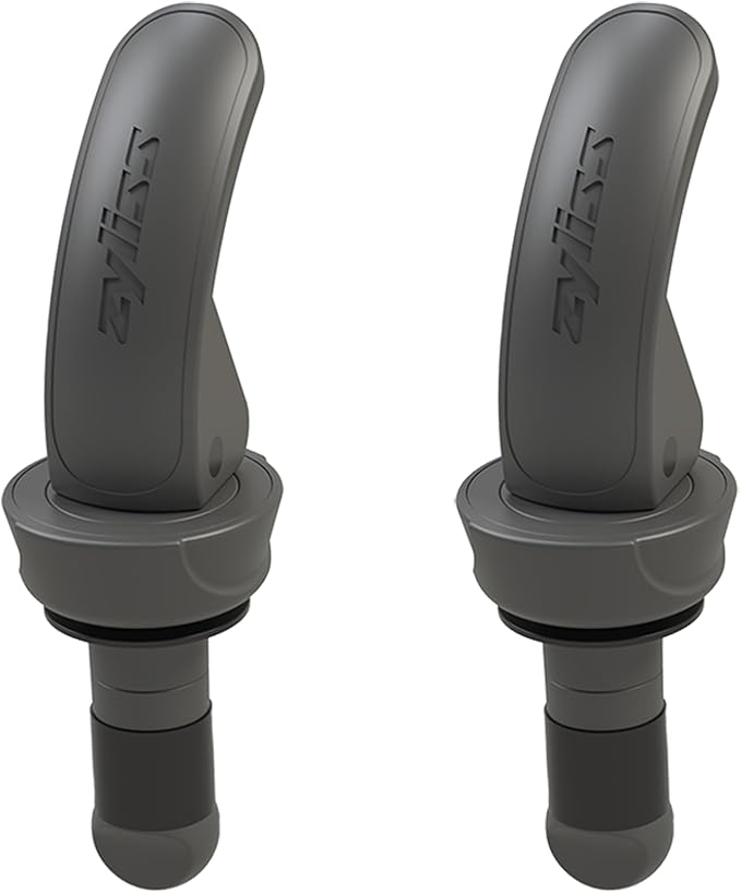 Zyliss Bottle Stoppers 2 Piece Set – Reusable Leak-Proof Wine and Drink Sealers with Ergonomic Wheat Straw Handles, Durable Rubber Seal, Fits Carbonated and Still Bottles, Dishwasher Safe
