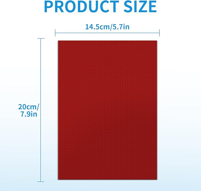 Waterproof Nylon Fabric Repair Tape Tent Repair Kit, 4pcs Outdoor Gear Tenacious Fix Tape, Self-Adhesive Fabric Patches for Clothes, Down Puffer Jacket, Tent, Sleeping Bag, Backpack, Red