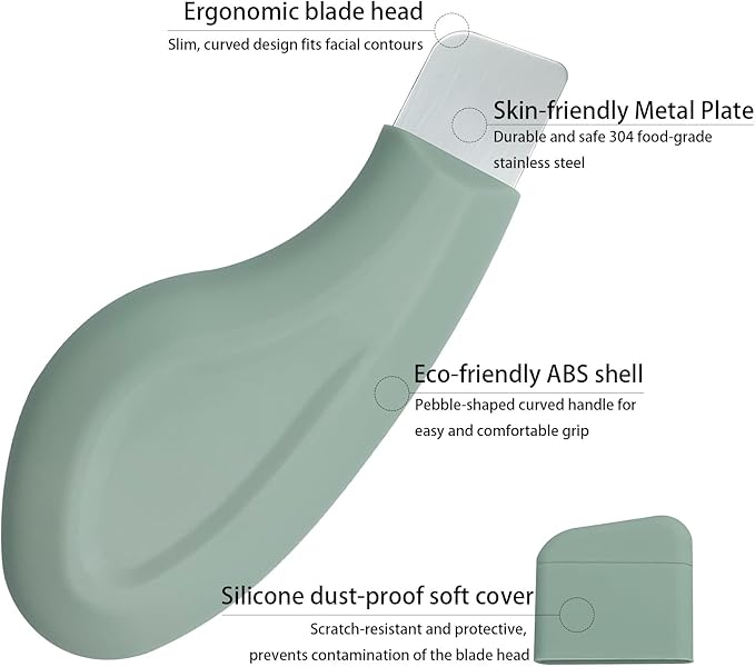 Blackhead Remover,Silicone Blackhead Remover Tools,Black Head Remover for Face,Nose,Mild and Safe Face Scraper for Men and Women,