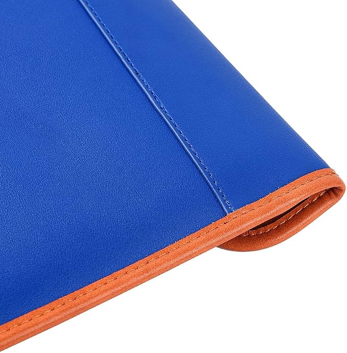 13-13.3" Documents Certificate Laptop Sleeve Case Office File Folder Business Clutch Envelope Bag (Gem Blue)