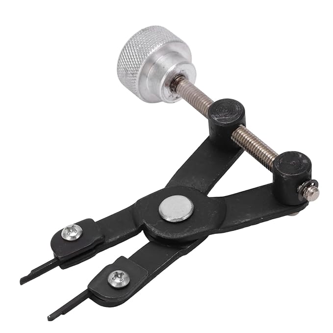 Brake Cylinder Retainer Remover Universal Brake Retainer Spring Removal Tool Locking Rings Remover Metal High Strength CV Joint Locking Rings Pliers Tool for Car Repairing,car maintenance tools