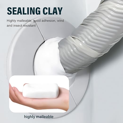 New Type Waterproof Sealant Mastic, 2025 Waterproof Repair Sealing Clay, Quick Mending Mud for Drain Connection, Air Conditioning Hole, Wall Gaps Filler (3pcs, 30g)