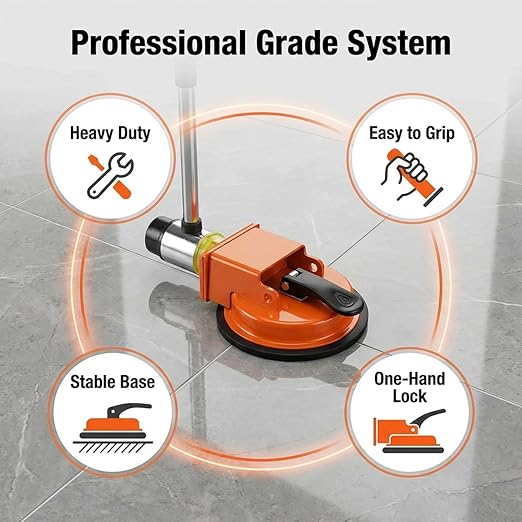 Floor Gap Fixer Tool,2026 New Heavy Duty Floor Gap Fixer Tool,Made of Iron & Enhanced Suction Cup for Fixer Laminate, Wood, Tile, Vinyl Floor Gap Repair Tool - Efficient Flooring Tools