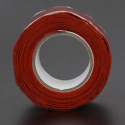 Tape, Pipe Repairing Supplies, Home Pipe & Pipeline Repairing Solution with Strong Stickiness for Quick Sealing, Suitable for PVC, PPR, Metal, Iron Casting, Hard Pl (Red)