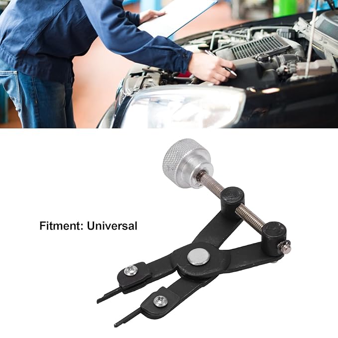 Brake Cylinder Retainer Remover Universal Brake Retainer Spring Removal Tool Locking Rings Remover Metal High Strength CV Joint Locking Rings Pliers Tool for Car Repairing,car maintenance tools