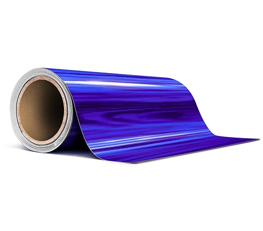 VViViD Holographic Blue Chrome Pinstripe Vinyl Tape Roll (4” x 25ft)