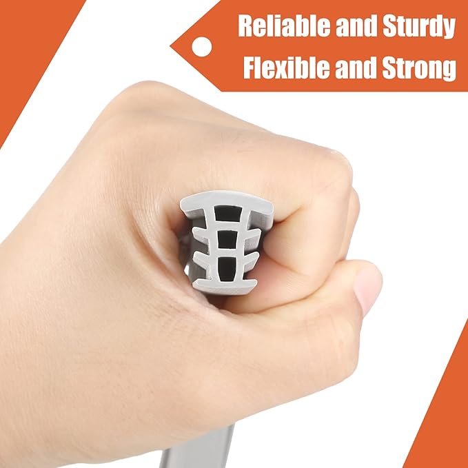 Kingdder Concrete Expansion Joint Filler Driveway Crack Filler Flexible EPDM Rubber Strip for Concrete Crack Repair Replacement Weather Aging Resistance Expansion Joint(3/4'' Wide, 100 ft Long)