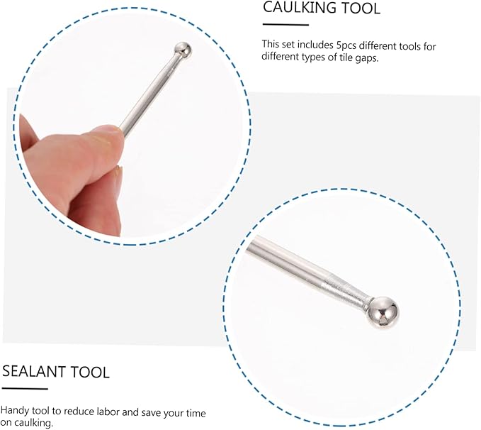 1set Caulking Tool Grout Cleaning Tool Seal Removal Caulking Removal Clip Sealant Finisher Shovel