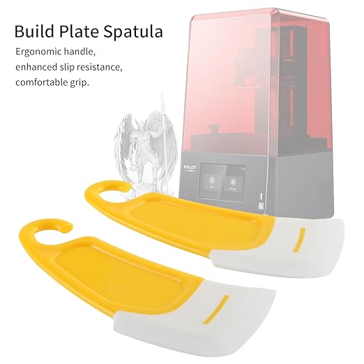 3D Resin Printer Accessories 2Pcs Silicone Spatula for 3D Printing Resin Removal: A Must-Have 3D Printer Tool for Resin Transfer and Protect Releases Film Bczamd