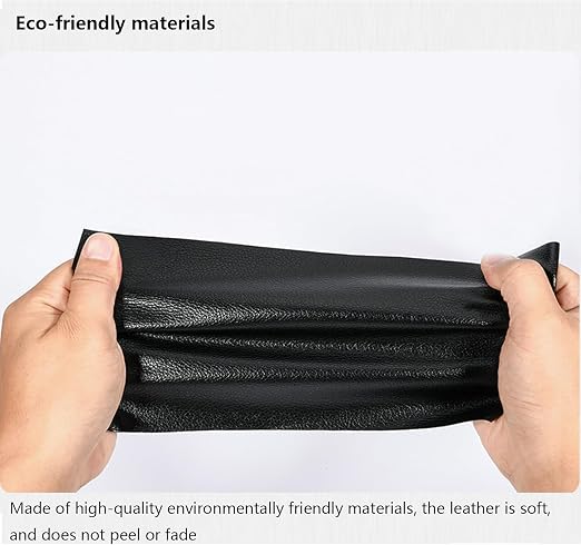 BetterJonny Leather Repair Patch, 11.8x54inch Self-Adhesive Couch Patch, Large Leather Repair Tape for Couches, Furniture, Car Seats, Cabinets, Office Chairs, Handbags (Black)