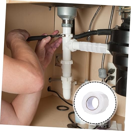 Pipe Sealing Tape Rubberized Repair Tape for Leaks Meters Long Wide Flexible Sealant for Plumbing Outdoor Use Easy to Apply Leak Stop Tape