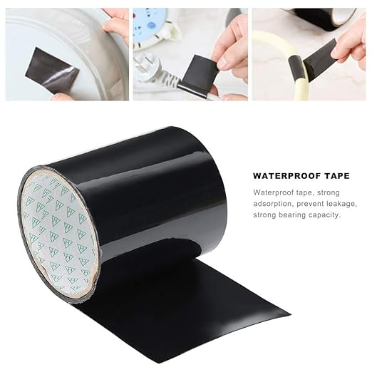 Stop Leaks Seal Repair Tape, Self Adhesive Leak Stop Tape Water Seal Tape Pipe Repair Tape Garden Hose Repair Kit Water Proof Tape Plumbers Tape for Sealing Leak Pipe