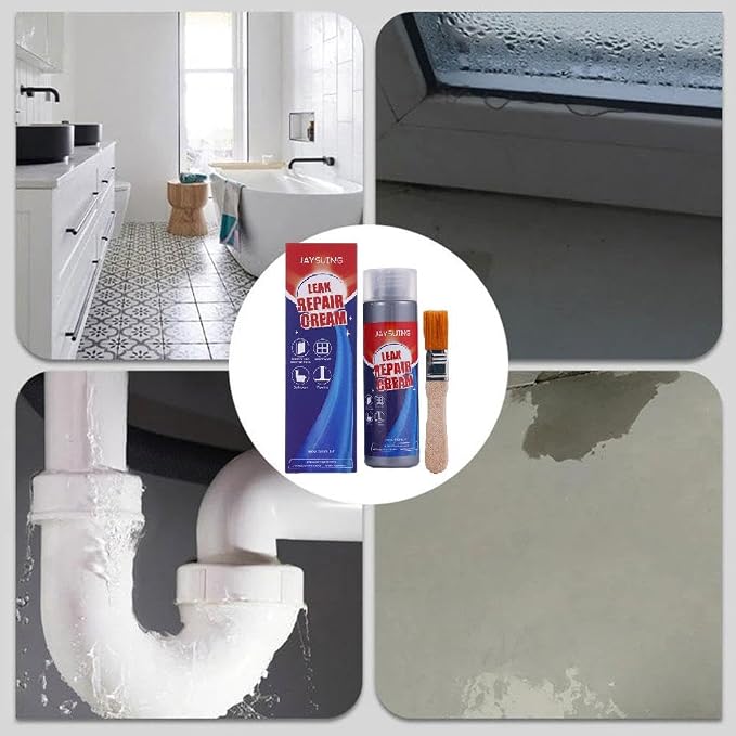 2026 New Leak Repair Waterproof Sealant, Leak Sealer Cream and Waterproof Agent for Concrete,Windows, Multi-Surface LeakRepair Cream and Long-Lasting Concrete Sealer