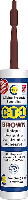 CT1 CT1BROWN Sealant & Construction Adhesive Colours (Brown 290ml) Unique Sealant, zzzz-s