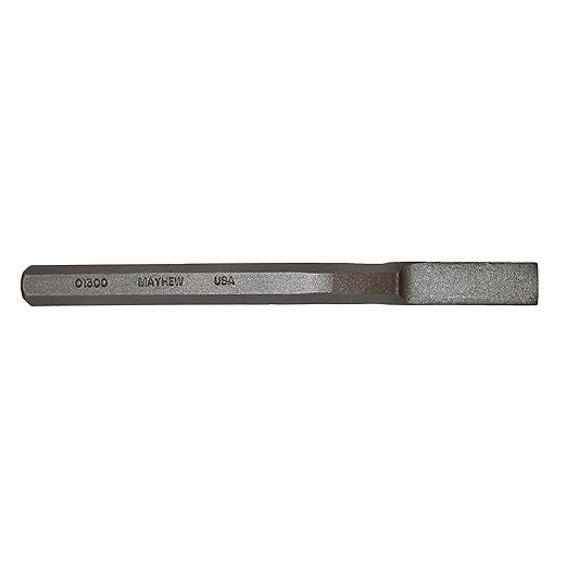 Mayhew Tools 01300 Caulk Iron, Short Nose, 5/8 x 7-1/4", Black Oxide Finish