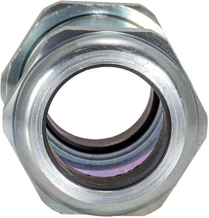 Eastman 4-5/8 Inch Long Pattern Compression Coupling, 1-1/4 Inch IPS, Galvanized Steel, 20568