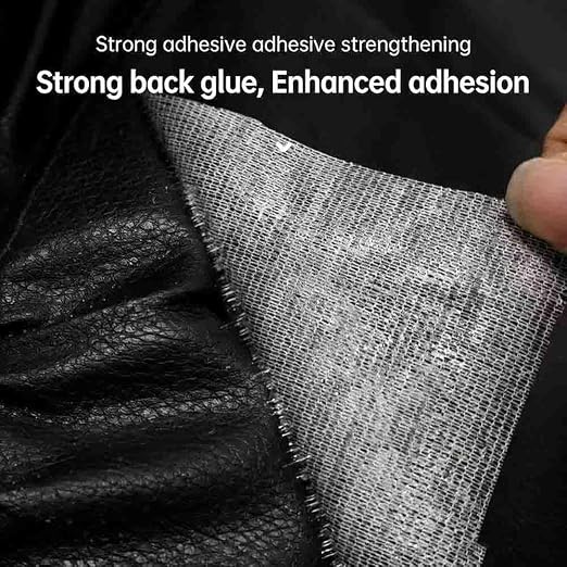 Leather Repair Patch Tape Kit, Self Adhesive Leather Repair for Furniture, Couch, Sofa, Car Seats,Office Chair,Vinyl Repair Kit (Dark Brown,19x40 inch)