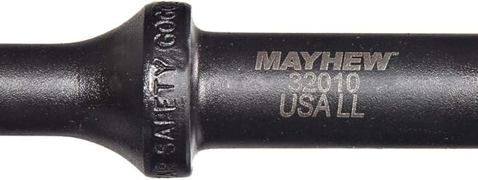 Mayhew Tools 32010 Pneumatic Scraper, 1-1/8" x 18", Black Oxide Finish