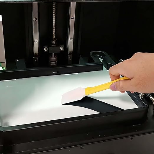 9Pcs UV Resin 3D Printer Must-Have Tool, Scraper, Silicone Spatula, Brush for Resin Transfer Cleaning and Protect Release FEP Film Vat Tank, 3D Printer Cleaning and Maintenance Tools