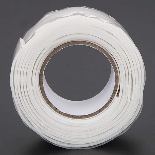 Tape, Pipe Repairing Supplies, Home Pipe & Pipeline Repairing Solution with Strong Stickiness for Quick Sealing, Suitable for PVC, PPR, Metal, Iron Casting, Hard Pl (White)
