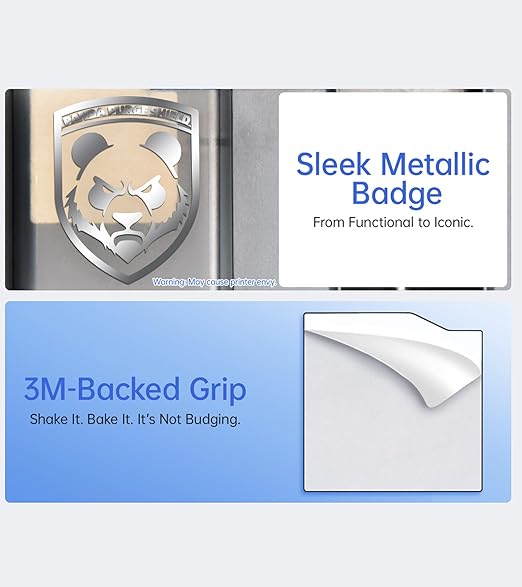 BIQU Panda Purge Shield for Bambu-Lab P1S P1P X1C X1E, BIQU Multi-Color Printing Upgrade Kit Purging Reliability Solution, No More Chute Clogs