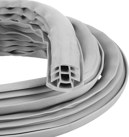 Kingdder Concrete Expansion Joint Filler Driveway Crack Filler Flexible EPDM Rubber Strip for Concrete Crack Repair Replacement Weather Aging Resistance Expansion Joint(3/4'' Wide, 120 ft Long)