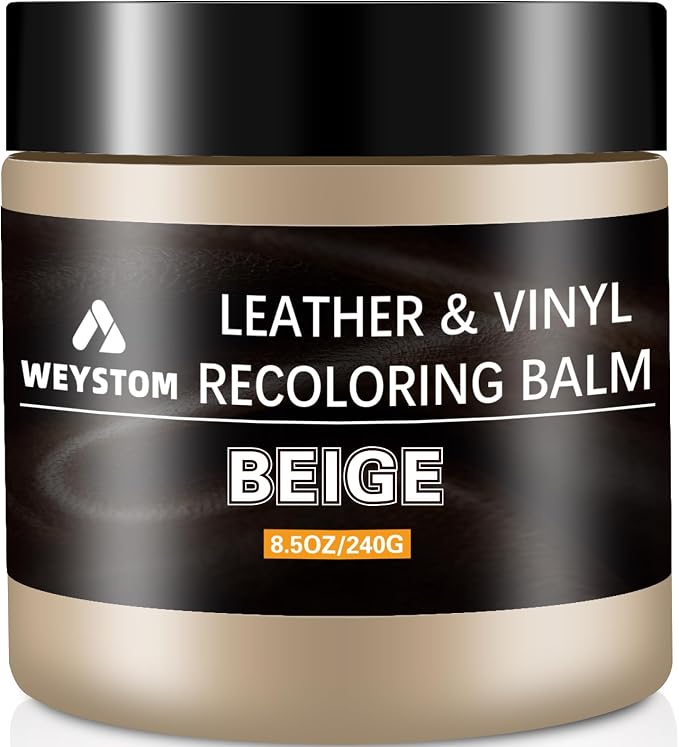 Leather Recoloring Balm, Color Restorer Conditioner, Leather Dye for Furniture, Couch Paint and Repair, Scratch Remover, Leather Color for Couches, Leather Repair Kits