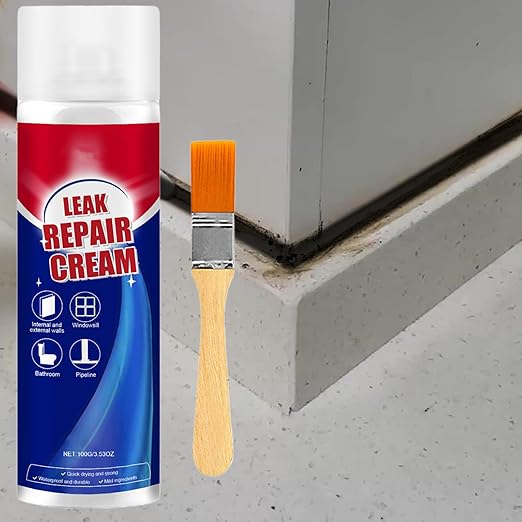 Roof Sealant Liquid, Wall Roof Leak Repair Coating Long-Lasting Gap Filler Sealant for Gutter, Window Frame, Tile, Concrete, Outdoor Waterproofing Accessories