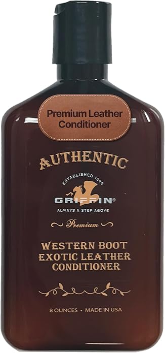 Griffin Leather Boot Conditioner, 8 oz – Deep Conditioning & Moisturizing Formula – Non-Greasy Leather Conditioner for Boots