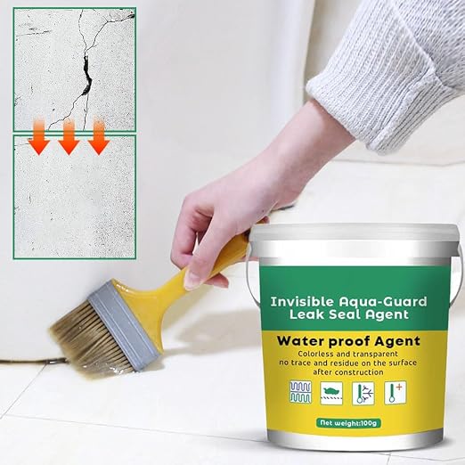 2024 New Invisible Waterproof Agent Set, Upgrade Super Strong Transparent Coating, Anti-Leakage Transparent Protection Glue for Repairing Leaks and Adhesive (2)