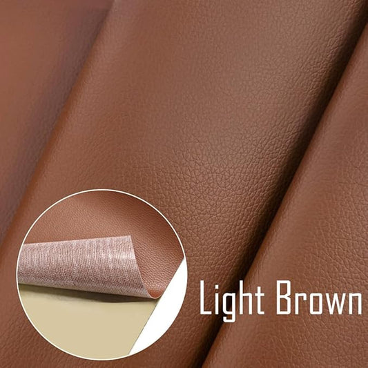 20x14 Inches Leather Repair Patch Self Adhesive, Leather Patch Tape for Furniture, Adhesive Leather Tape for Car Seat Repair, Leather Couch Repair Patch Kit