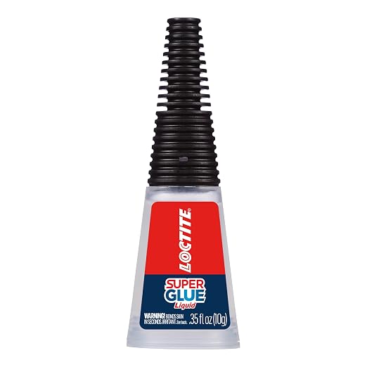 Loctite Super Glue Liquid Longneck Bottle, 10g Bottle (Pack of 6) Instant Adhesive for Plastic, Wood & Metal, Clear Superglue with Extra Long Precision Nozzle, Quick‑Dry Formula