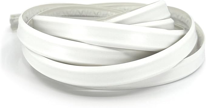 InstaTrim Peel & Stick Flexible Caulk Tape & Trim, Easy to use, self-Adhesive, Caulk sealant for Floors, Doors, Windows, counters, tubs and More - Made in USA, 3/4 inch x 10 feet, White