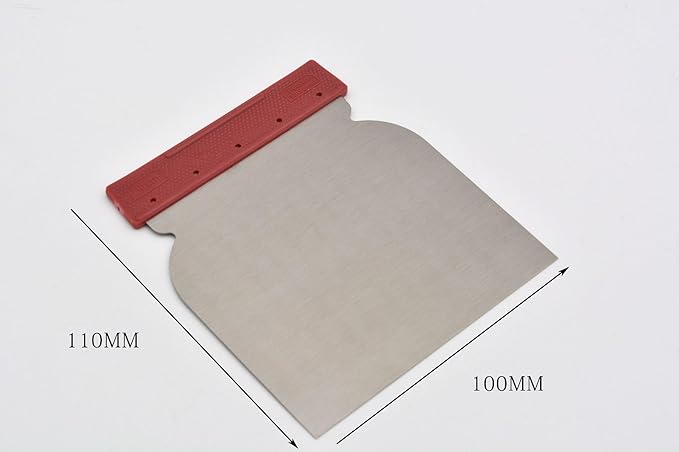 Body Filler Applicator Set 4 Pcs Auto Paint Tools Car Putty Knife Steel Sheet Putty Spreaders Metal Blade Automotive Repair Kit