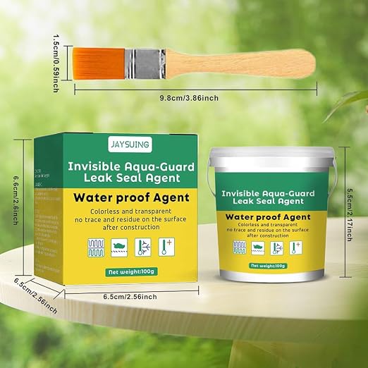 2024 New Invisible Waterproof Agent Set, Upgrade Super Strong Transparent Waterproof Coating Agent, Anti-Leakage Agent Transparent Leakage Protection Glue Repairing Leak Waterproof Adhesive (3)