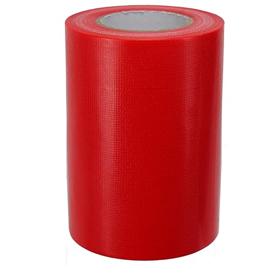 Super Strong Duct Tape 8 Inch x 32 Feet Multi-Purpose Heavy Duty Waterproof Duct Tape for Crafts & Home Improvement, Red
