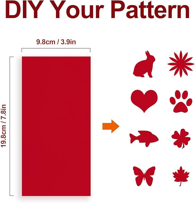 Self-Adhesive Nylon Patches Tent Repair Kit – Outdoor Gear Tenacious Repair Tape, Waterproof Fabric Patches for Clothes, Tent, Down Jacket, Backpack (8pcs, Red