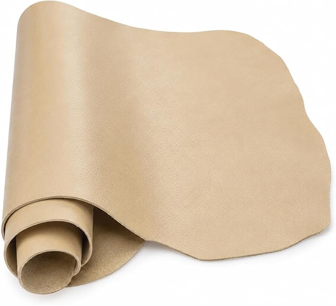 REED Leather HIDES - Cow Skins (Natural Finish Cow Leather, 100 Square Foot)