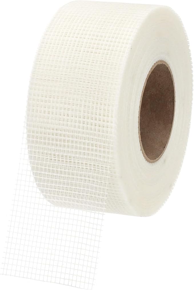 PATIKIL Drywall Repair Mesh Tape, 3 inch x 328 ft Fiberglass Repair Patch Self-Adhesive Dry Wall Joint Tape 8 Mesh Wall Hole Crack and Seam Patch, White