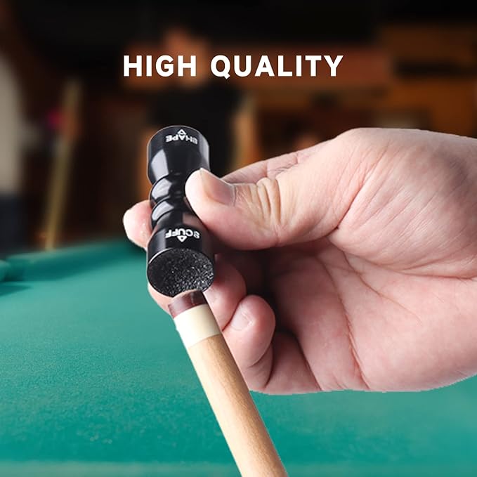 GSE Games & Sports Expert Billiard Pool Cue Tip Tool, Stick Scuffer/Shaper/Aerator/Joint Protector Tool, Billiard Accessories