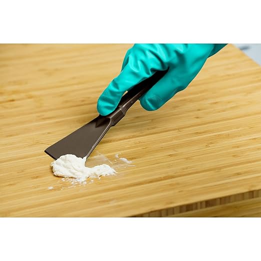 SPARTA Polypropylene Scraper Tool Food Safe Scraper for Removing Caked-On Residue in Commercial Kitchens, Plastic, 7.82 x 3 Inches, Brown, (Pack of 12)
