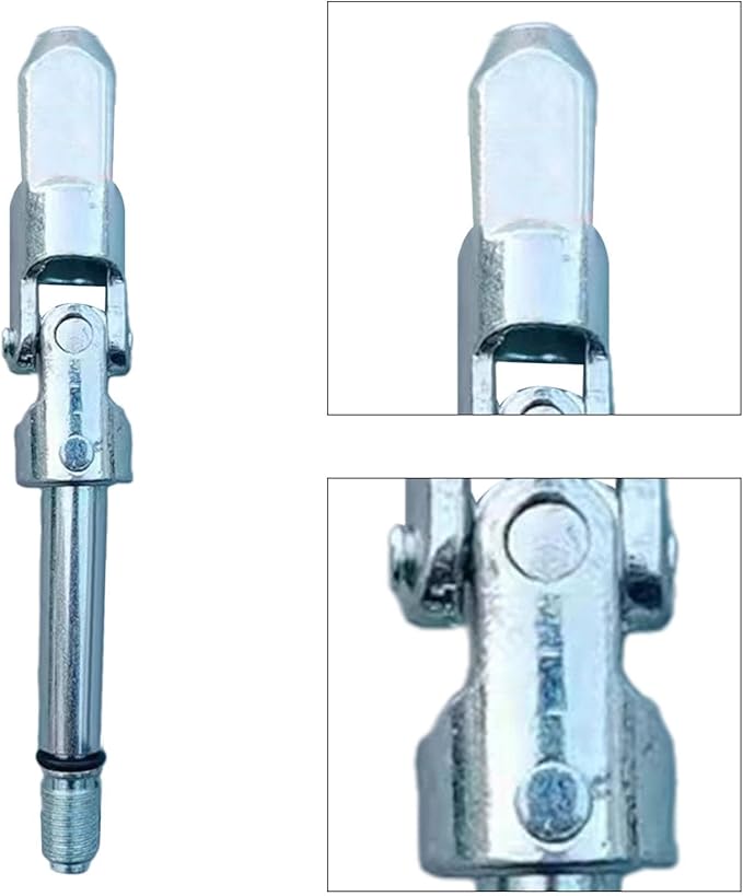 Horizontal Jack Universal Joint Jacks Tool Oil Seal Floor Jack Rebuild Kits Metal Dustproof Tool Accessories U-Joint for Jack, 135mm