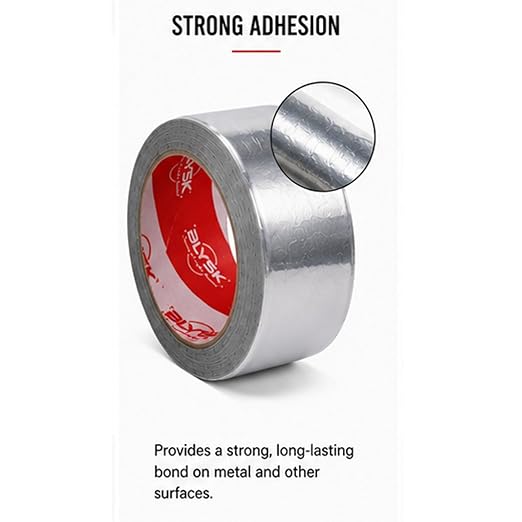 Aluminum Auto Body Repair Tape – Aluminum Foil Tape for Auto Body Repair, HVAC Duct Sealing,Insulation & General Repairs