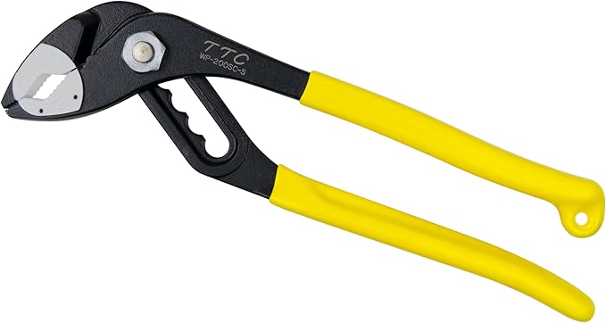 TSUNODA, WP-200SC-S, Soft Resin Jaw Water Pump Pliers, 8-inch