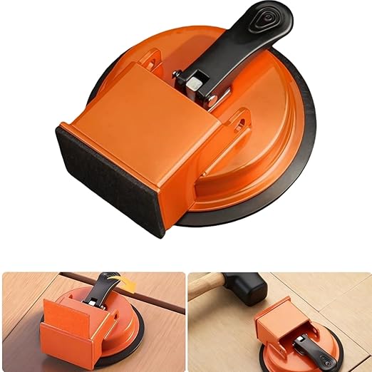 2026 New Heavy Duty Floor Gap Fixer Tool, Enhanced Vacuum Suction Cup Floor Repair Tool with Adjustable Height, Carbon Steel & Rubber Pad for Laminate Vinyl Wood Tile Flooring